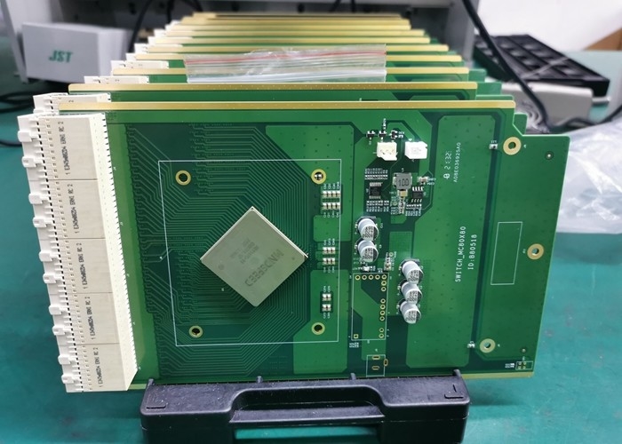 Fr4-standaardtg 1 30-140c-Oppervlakte zet PCB-Assemblage Groen voor Videoverwerkingstechnologie op